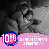 Carefree® Maxi Overnight Pads, With Wings