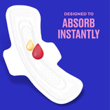 Carefree® Maxi Overnight Pads, With Wings