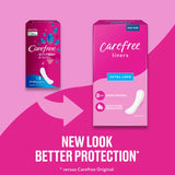 Carefree Liners have a new look and better protection vs. Carefree Original