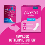 Carefree Liners have a new look and better protection vs. Carefree Original