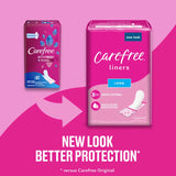 Carefree Liners have a new look and better protection vs. Carefree Original