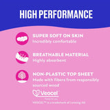 Carefree® Ultra Thin Super/Long Pads, Without Wings
