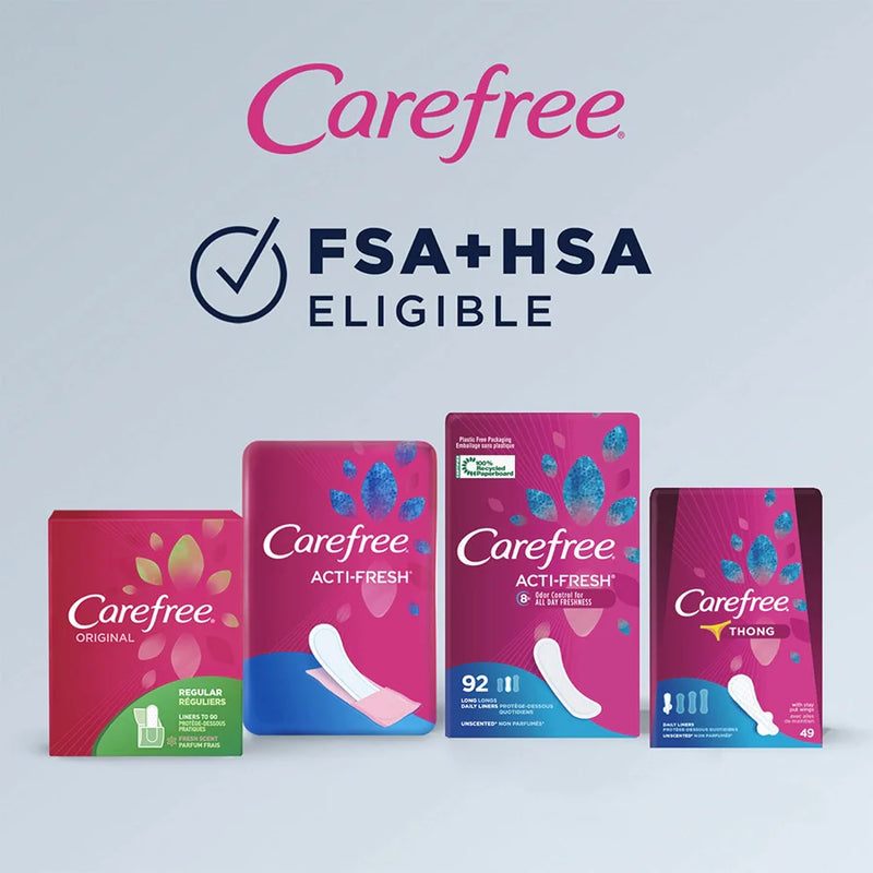 Shop regular panty liners for everyday freshness – Stayfree & Carefree